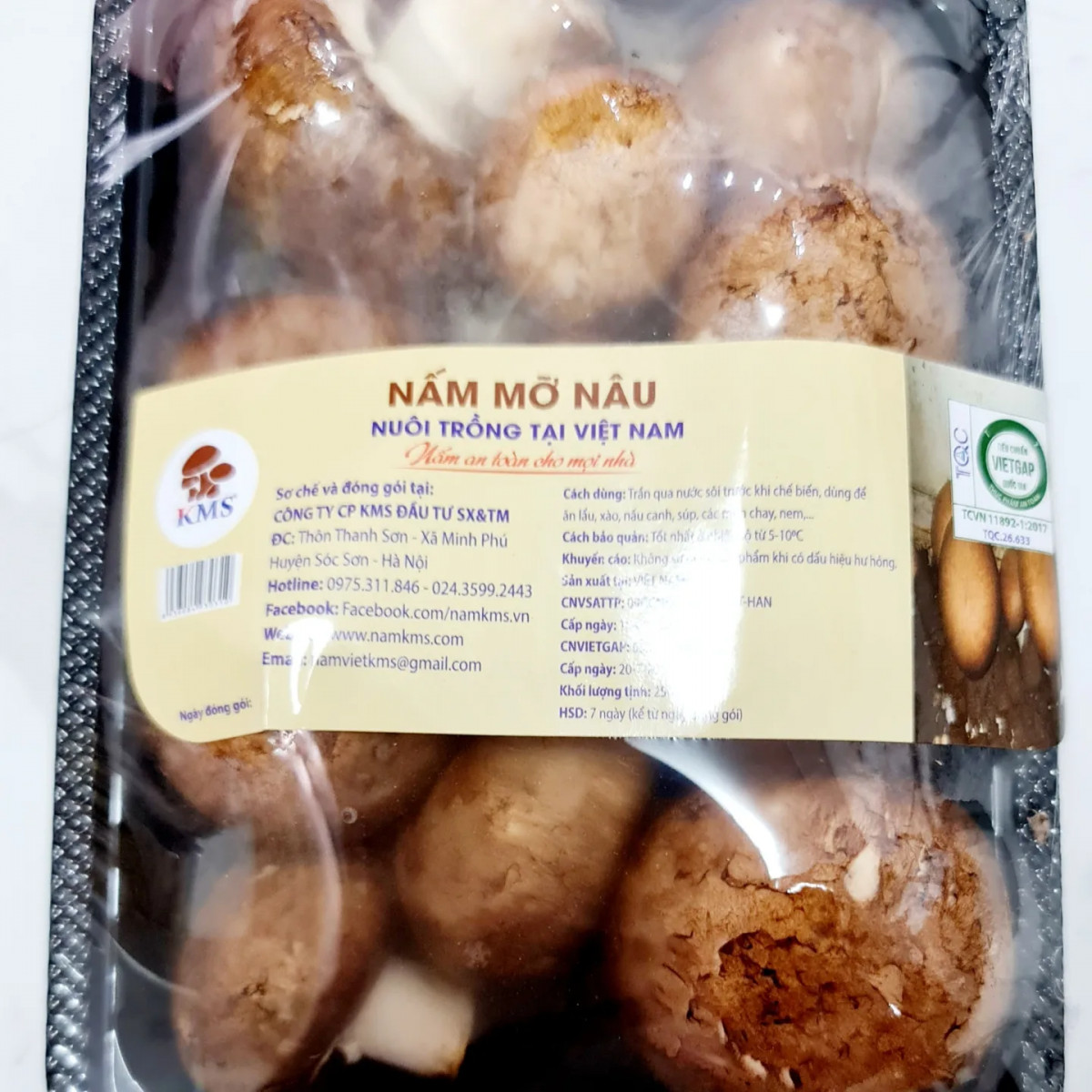 Giá thể nấm mỡ nâu